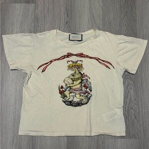 Gucci Cream Rabbit Tee